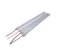 wenwendianzi 5 pièces 20 CM/30 CM/50 CM SMD 5630 12 V LED Cuisine sous Armoire Bande lumières Barres rigides Placard Tube Lampe(Transprent,White_50CM)