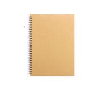 WEOKDFHA Cahier À Spirale Carnet de croquis professionnel vierge aquarelle, 160 feuilles, spirales, fournitures scolaires, dessin au crayon, bloc-notes, papeterie(16K-Left)