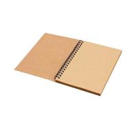 WEOKDFHA Cahier À Spirale Carnet de notes rétro à spirales, carnet croquis, journal intime, dessin, graffiti, papeterie scolaire et bureau(Khaki-Khaki Inner)