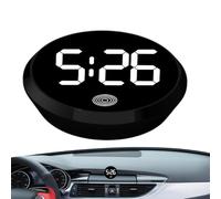 Weqizuerqi Horloge Numérique Polyvalente pour Tableau de Bord Voiture - Montre Électronique 4.6cm