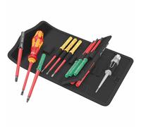Wera 006607 Ensemble de tournevis isolés VDE 16 pcs 1000V pour électricien