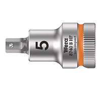 Wera Douille-embout Zyklop 8740 B HF – 5 x 35 mm, emmanchement 3/8", fonction de retenue – 1 pièce
