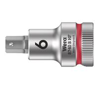Wera 8740 B HF Douille-embout Zyklop pour vis à six pans creux, à emmanchement 3/8" avec fonction de retenue, 6 x 35 mm Quantité:1