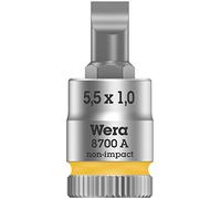 Wera Douille-embout 8700 A FL 05003321001 pour vis à fente 5,5 mm 1/4 (6,3 mm)