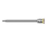 Wera Douille-embout Zyklop 8740 A HF – 4,0 x 100 mm – emmanchement 1/4" – fonction de retenue