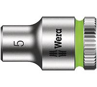 Douille 6 pans extérieurs 5 mm Longueur: 23 mm Wera 05003503001 Propulseur: 1/4 (6.3 mm) G