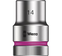 Wera Douille 05003605001 – 6 pans extérieurs 14 mm, longueur 37 mm, emmanchement 1/2" (12,5 mm)