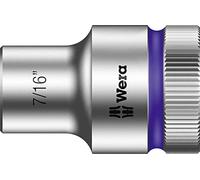 Wera 05003619001 8790 HMC Douille Zyklop à emmanchement 1/2", 7/16 pouce, Violet