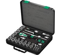 Wera 05003647001 8100 SC 4 Jeu cliquet Zyklop Speed à carré 1/2“, système impérial, 38 pièces