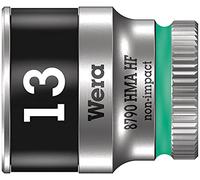 Wera 05003728001 8790 HMA HF Douille Zyklop à emmanchement 1/4", 13, 0 mm, Turquoise