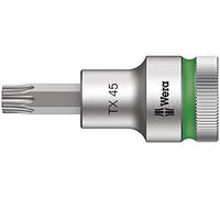 Wera Embout à douille TX 8767 C HF Zyklop TX 45 x 60 mm 1/2" Fonction de retenue Chrome-vanadium
