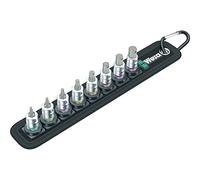 Jeu d'embouts de tournevis à six pans creux 1/4" avec fonction de blocage, 2-8 x 28 mm, 8 pièces, Wera | 4013288190765