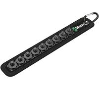 Wera 05003891001 Belt (sangle textile porte-outils), pour 9 pièces, sans garniture, 238.0 x 39.0 mm, Noir