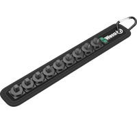 Wera Ceinture porte-outils 05003891001 – 9 emplacements, sans garniture, 238 x 39 mm, Noir