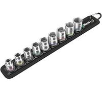 Jeu de douilles à six pans extérieurs Wera 9 pièces 3/8" (10 mm) Belt B 4 Zyklop 05003973001 (05003973001)