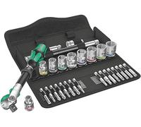 Wera Jeu de cliquets Zyklop Speed 8100 SB 6 – à emmanchement 3/8" – Métrique – 29 pièces
