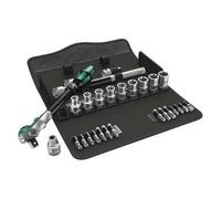 Wera 05004079001 8100 SC 9 Jeu cliquet Zyklop Speed, à carré 1/2“, système impérial, 28 pièces