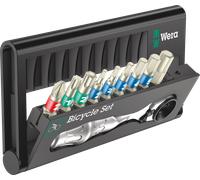 Wera Bicycle Set 9 05004177001 Jeu d'embouts cruciforme Phillips, TORX, 6 pans intérieurs, quatre pans extérieurs