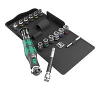 Wera 05004284001 Ensemble De 27 Pièces Zyklop Pocket Set 3 Clés À Cliquet Et Douilles - 3/8" + 1/4"