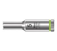 Wera 05004501001 8790 HMA Deep Douille 1/4", Vert Clair, 5.0 mm