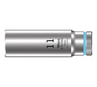 Wera 05004508001 8790 HMA Deep Douille 1/4", Cyan, 11.0 mm