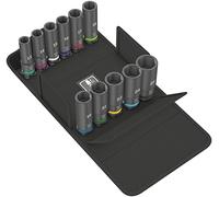 Wera 05004841001 8790 C Impaktor Deep Set 1Jeu de douilles, 11 pièces, Noir