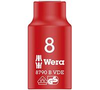Wera Douille hexagonale Zyklop VDE 8790 B 05004952001 6 pans extérieurs 8 mm 3/8 (10 mm)