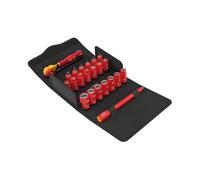 Wera 8100 SA VDE 1 Jeu de clés à cliquet isolées à levier inverseur, entraînement 1/4", métrique