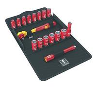 Wera 05004970001 Composition Zyklop Isolée 3/8", métrico, Juego de 17 piezas