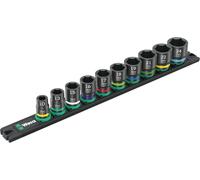 Wera 9607 Nuss-Magnetleiste B Impaktor 1 Jeu de clés à douille métrique 3/8 11 pièces 05005451001