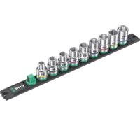 Wera Barre magnétique à douilles C 4 Zyklop – Jeu d'embouts 1/2" & clés mixtes à cliquet