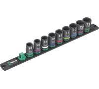 Wera Jeu de clés à douille C Impaktor 1/2" 9 pièces Noir 05005490001