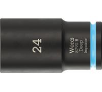 Douille 8790 B Impaktor Deep 3/8 pouce 24mm L.63mm WERA