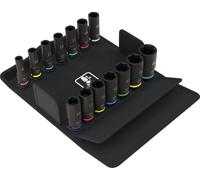 Wera Jeu de douilles métriques 8790 B Impaktor Deep Set 1 – 14 pièces – 3/8 pouces