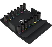 Wera Jeu de douilles métriques 8790 B Impaktor Deep Set 1 – 14 pièces – 3/8 pouces