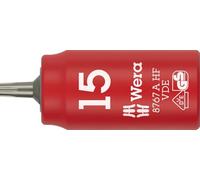 Wera 05005921001 8767 A VDE HF Douille-embout TORX® Zyklop, isolée, avec emmanchement 1/4" et fonction de retenue, TX 15 x 36 mm