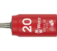 Wera 05005922001 8767 A VDE HF Douille-embout TORX® Zyklop, isolée, avec emmanchement 1/4" et fonction de retenue, TX 20 x 36 mm