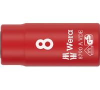 WERA 05005935001 - Prise femelle isolée VDE, entraînement 1/4" 8,0 x 41,0