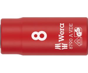WERA 05005935001 - Prise femelle isolée VDE, entraînement 1/4" 8,0 x 41,0