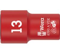 WERA 05005939001 - Prise femelle isolée VDE, entraînement 1/4" 13,0x41,0