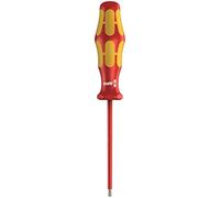 Wera 05006100001 160 I Vde Tournevis isolé pour Vis à fente, 0.4 x 2.5 x 80 mm, Rouge