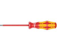 Wera 05006116001 160 I Vde Tournevis isolé pour Vis à fente, 0.8 x 4.0 x 150 mm, Rouge