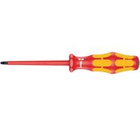 Wera 05006184001 167 i VDE Tournevis isolé pour vis TORX, TX 8 x 80 mm, Rouge
