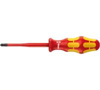 Wera 162 iS PH/S Tournevis VDE isolé pour vis PlusMinus (Phillips/à fente), avec lame à diamètre réduit, 1 x 80 mm Quantité:1