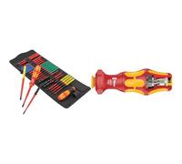 Wera 05006617001 Kraftform Kompakt VDE Big Pack 1, 26 pièces & 05057481001 Tournevis à boîte de vitesses Turbo 827 T i Kraftform