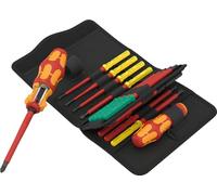 Wera Jeu de tournevis Kraftform Kompakt VDE 17 RA – 17 pièces (fente/PH/PZ/TORX)