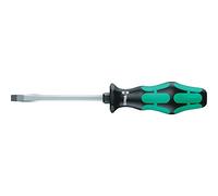 Wera 05007675001 334 SK Tournevis pour vis à fente, 1.2 x 7.0 x 125 mm, Noir/vert