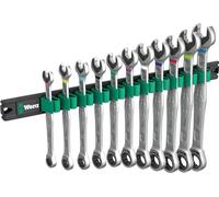 Wera – Jeu de clés mixtes à cliquet 9630 – 12 pièces, acier chrome-molybène, barre magnétique