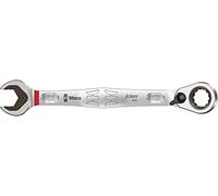 Wera 05020072001 Joker Switch Clés mixtes à cliquet, avec fonction cliquet réversible, 17 x 225 mm, Argent/rouge