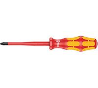 Wera Tournevis 05020133001 VDE-PH T.2x100 mm L.205mm lame ronde, manche de force mult Quantité:1